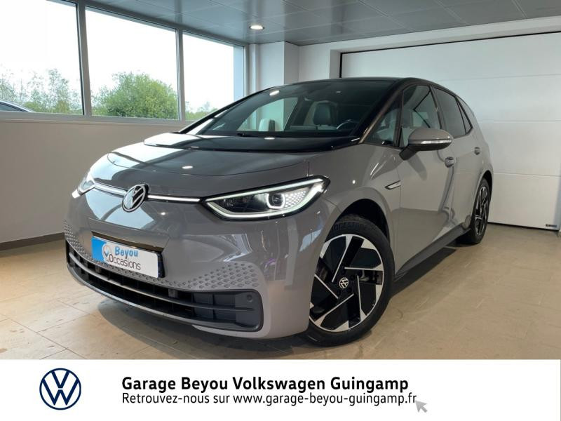 Volkswagen ID.3 58 kWh - 204ch Tech Electrique Gris Lunaire (Unie) Occasion à vendre