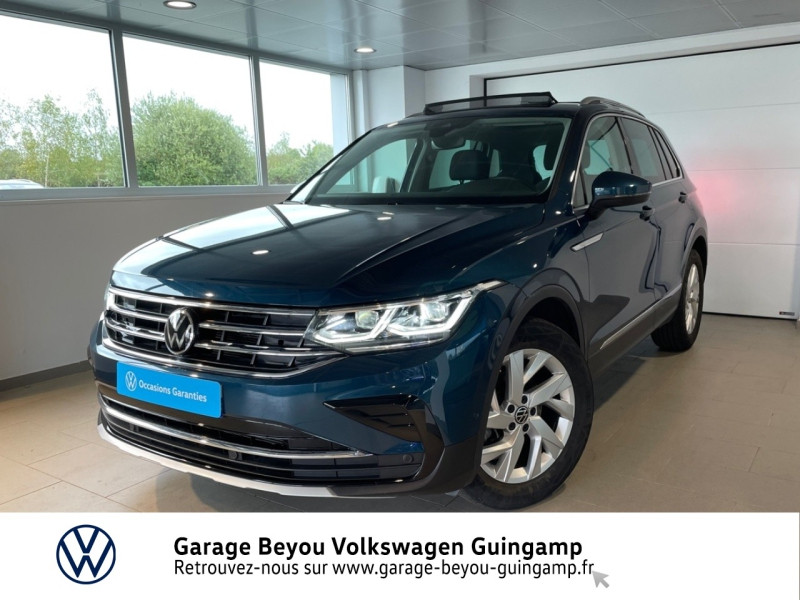 Volkswagen Tiguan 2.0 TDI 150ch Elegance DSG7 Diesel Bleu Atlantique métallisée Occasion à vendre