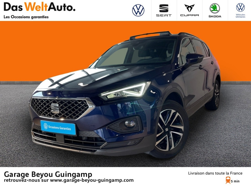 Seat Tarraco 2.0 TDI 150ch Urban DSG7 7 places Diesel Bleu Atlantique Métal Occasion à vendre