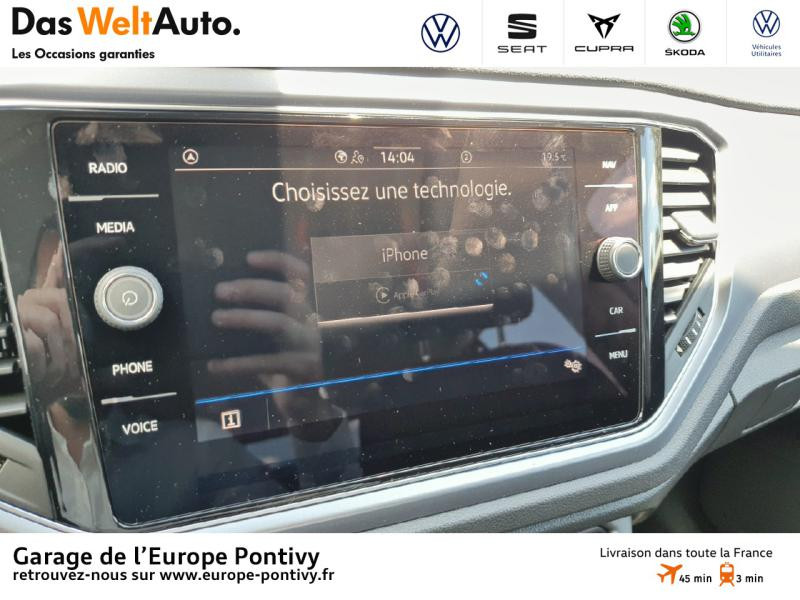 Photo 8 de l'offre de VOLKSWAGEN T-Roc 1.0 TSI 110ch Active à 26990€ chez Garage de L'Europe - Volkswagen Pontivy