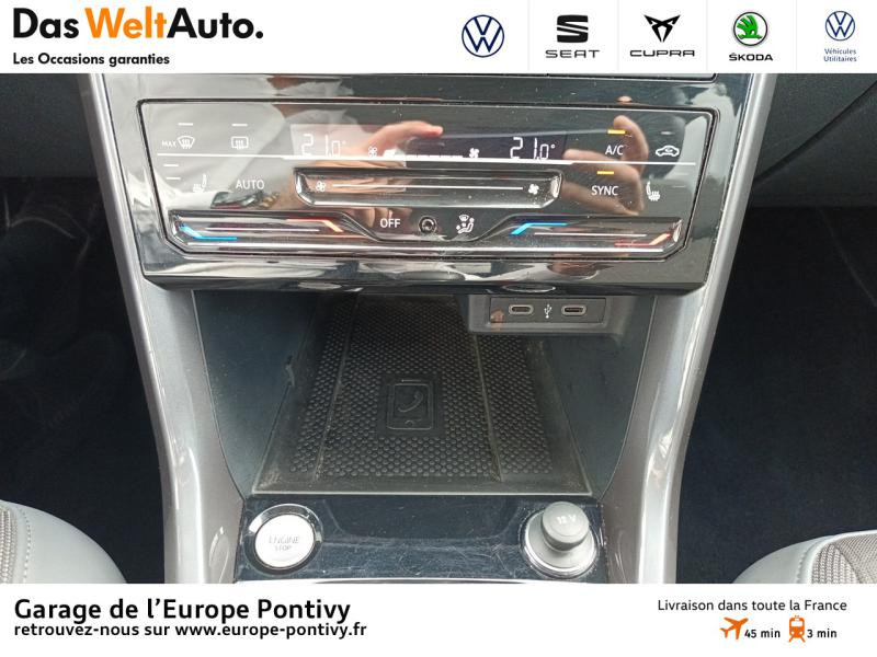 Photo 16 de l'offre de VOLKSWAGEN T-Cross 1.0 TSI 110ch Carat à 23290€ chez Garage de L'Europe - Volkswagen Pontivy