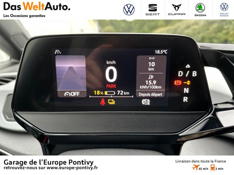 Photo 9 de l'offre de VOLKSWAGEN ID.3 58 kWh - 204ch Pro Performance Active à 37990€ chez Garage de L'Europe - Volkswagen Pontivy