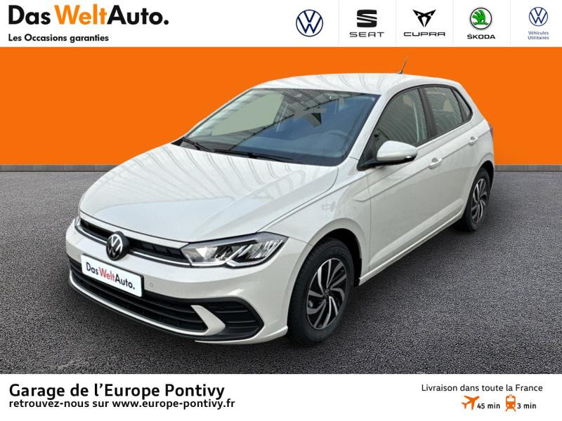 Photo 1 de l'offre de VOLKSWAGEN Polo 1.0 TSI 95ch Life Plus à 21490€ chez Garage de L'Europe - Volkswagen Pontivy