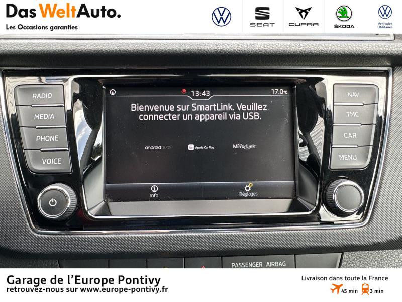 Photo 8 de l'offre de SKODA Fabia 1.0 MPI 60ch Business Euro6d-T 3cv à 11990€ chez Garage de L'Europe - Volkswagen Pontivy