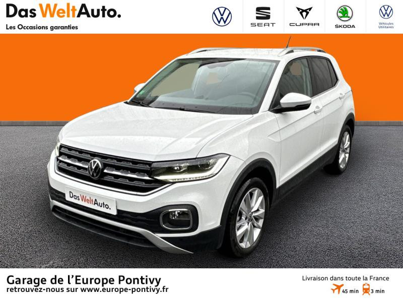 Volkswagen T-Cross 1.0 TSI 110ch Carat Essence Blanc Pur Occasion à vendre