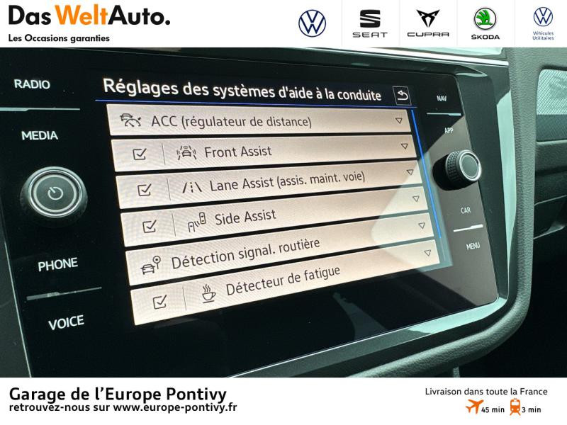 Photo 19 de l'offre de VOLKSWAGEN Tiguan 2.0 TDI 150ch Active DSG7 à 33990€ chez Garage de L'Europe - Volkswagen Pontivy