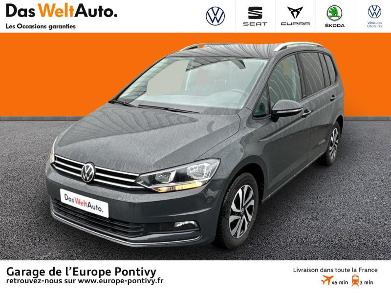 Photo 1 de l'offre de VOLKSWAGEN Touran 2.0 TDI 150ch FAP Active DSG7 7 places Euro6dT à 35990€ chez Garage de L'Europe - Volkswagen Pontivy