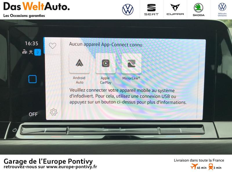Photo 15 de l'offre de VOLKSWAGEN Golf 1.4 eHybrid OPF 204ch Style 1st DSG6 à 29990€ chez Garage de L'Europe - Volkswagen Pontivy