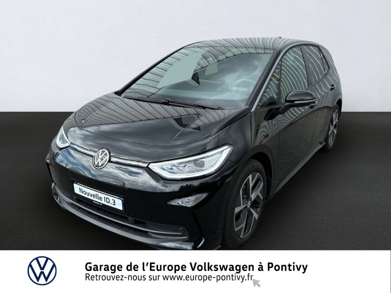 Volkswagen ID.3 204ch Pro Performance 58 kWh Style Electrique Noir Ébène Métal/Toit/Hayon Noir Occasion à vendre