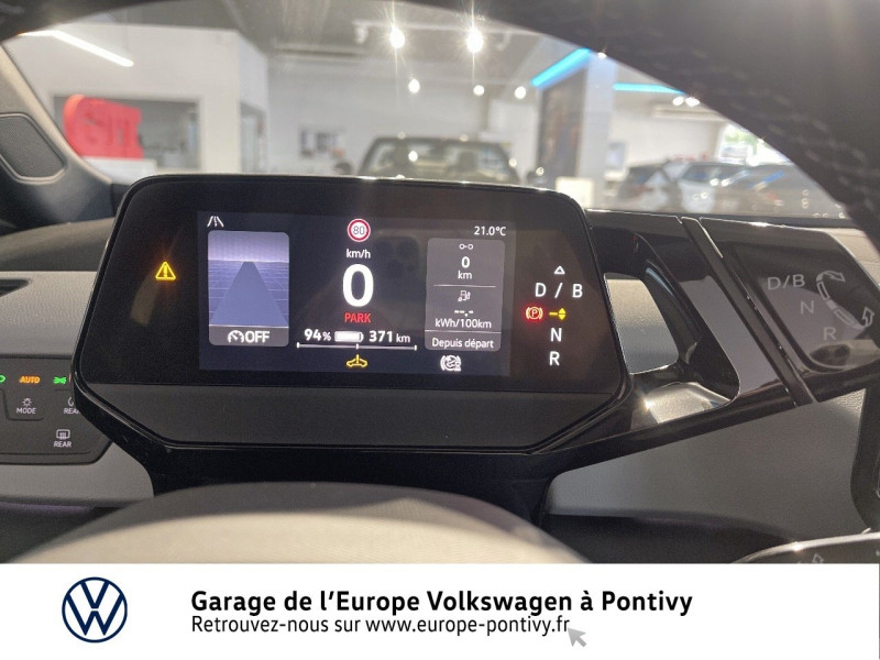 Photo 9 de l'offre de VOLKSWAGEN ID.3 204ch Pro Performance 58 kWh Active à 38790€ chez Garage de L'Europe - Volkswagen Pontivy