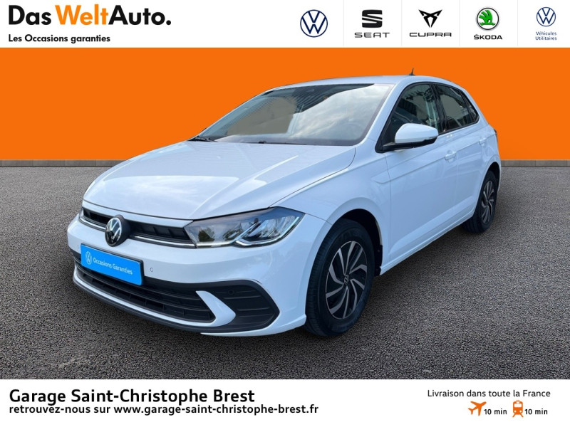 Volkswagen Polo 1.0 TSI 95ch Life Essence Blanc Pur Occasion à vendre