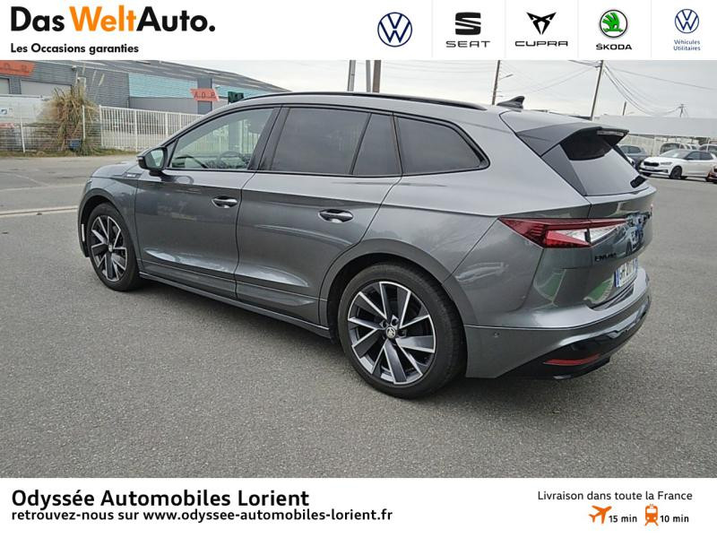 Photo 3 de l'offre de SKODA Enyaq iV Electrique 204ch Version  80 Sportline à 49990€ chez Odyssée Automobiles - Volkswagen Lorient