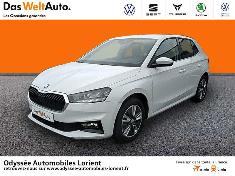 Skoda Fabia 1.0 TSI 110ch Ambition Essence Blanc Lune métallisé Occasion à vendre