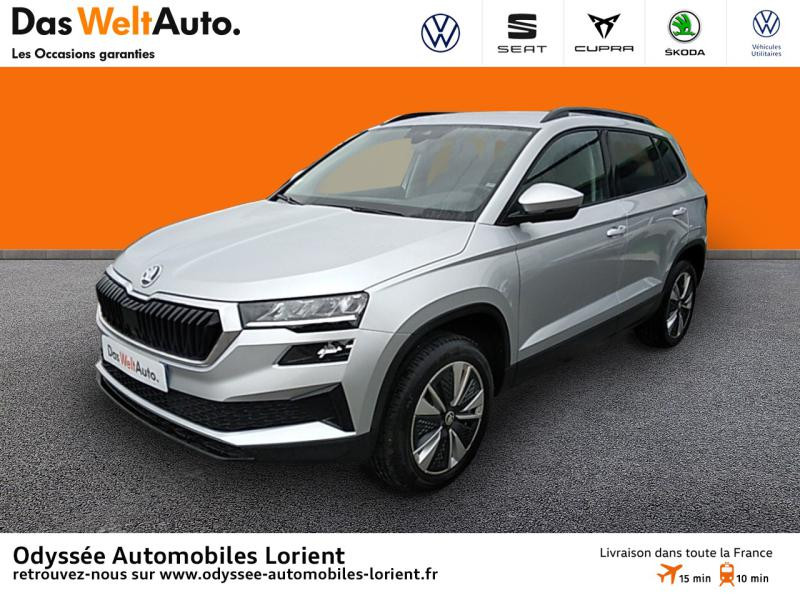 Skoda Karoq 2.0 TDI 116ch SCR Business DSG7 Diesel Gris Argent métallisée Occasion à vendre