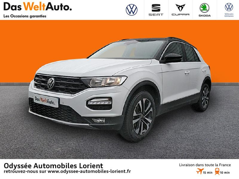 Volkswagen T-Roc 1.5 TSI EVO 150ch United DSG7 S&S Essence Blanc Pur/Noir Occasion à vendre