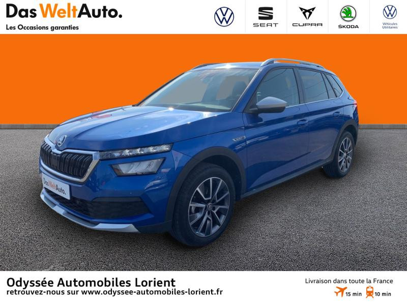 Photo 1 de l'offre de SKODA Kamiq 1.0 TSI Evo 110ch Scoutline DSG7 à 24490€ chez Odyssée Automobiles - Volkswagen Lorient