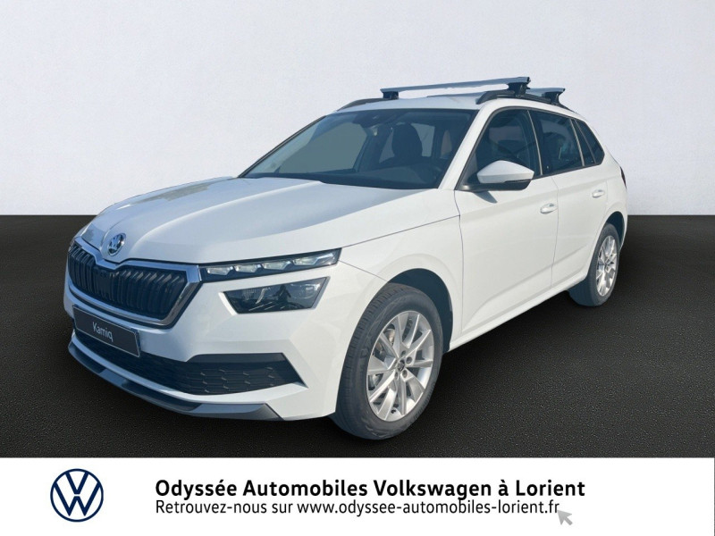 Skoda Kamiq 1.0 TSI Evo 110ch Ambition Essence Blanc Lune métallisé Occasion à vendre