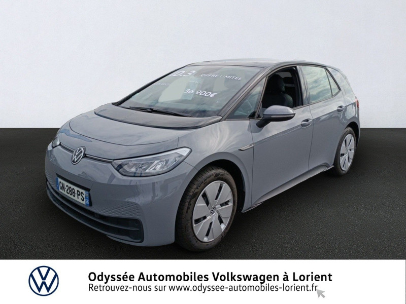 Volkswagen ID.3 145ch Pro 58 kWh Electrique Gris Occasion à vendre