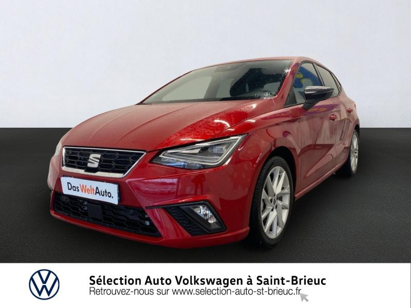 Seat Ibiza 1.0 EcoTSI 110ch FR Essence Rouge Désir métal Occasion à vendre