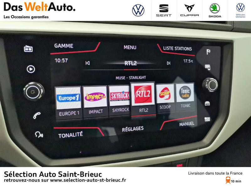 Photo 9 de l'offre de SEAT Arona 1.0 EcoTSI 115ch Start/Stop Xcellence DSG Euro6d-T à 19490€ chez Sélection Auto - Volkswagen Saint Brieuc