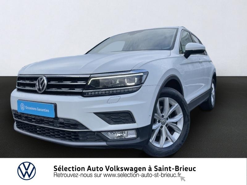 Volkswagen Tiguan 2.0 TDI 150ch BlueMotion Technology Carat DSG7 Diesel Blanc Pur Occasion à vendre