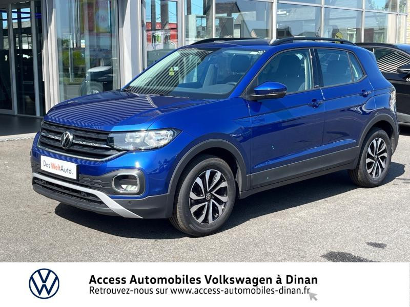 Volkswagen T-Cross 1.0 TSI 110ch Active BVM6 Essence Bleu Récif métallisée Occasion à vendre
