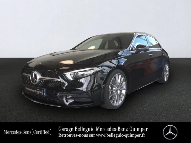 Mercedes-Benz Classe A 200 163ch AMG Line 7G-DCT 9cv Essence Noir cosmos métallisé Occasion à vendre