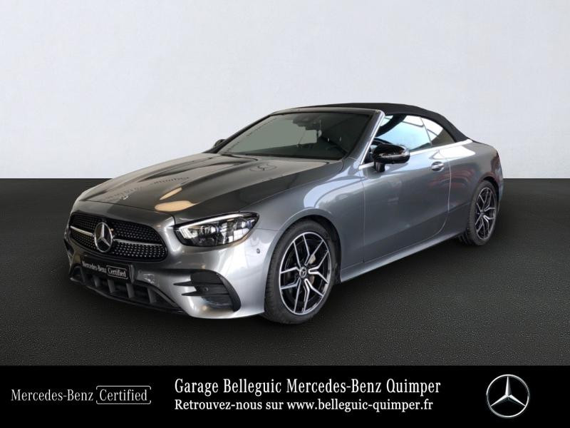 Mercedes-Benz Classe E Cabriolet 220 d 194ch AMG Line 9G-Tronic Diesel Gris sélénite métallisé Occasion à vendre