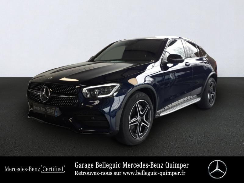 Mercedes-Benz GLC Coupé 300 d 245ch AMG Line 4Matic 9G-Tronic Diesel Bleu cavansite métallisé Occasion à vendre