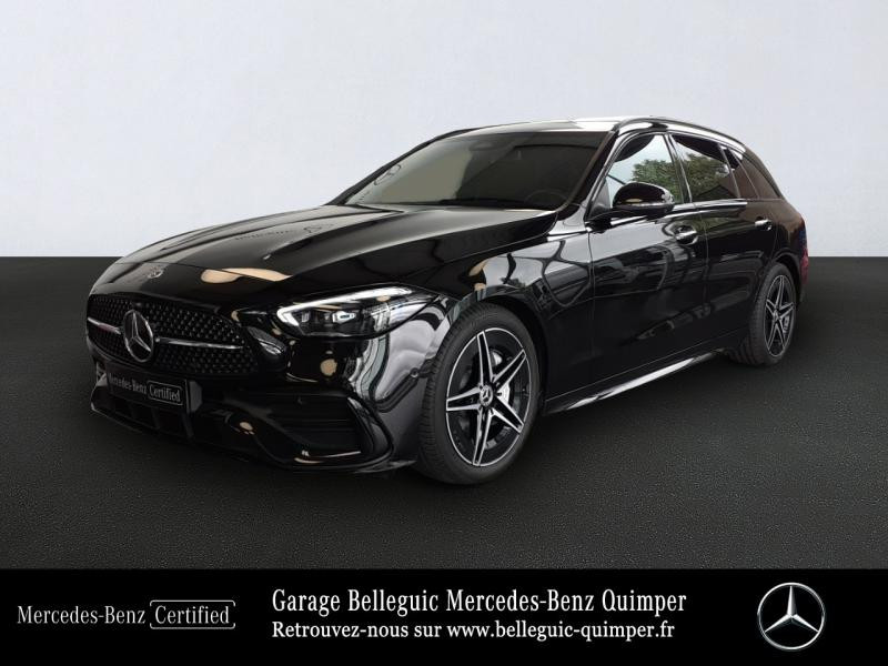 Mercedes-Benz Classe C Break 220 d 200ch AMG Line Diesel/Micro-Hybride Noir obsidienne métallisé Occasion à vendre