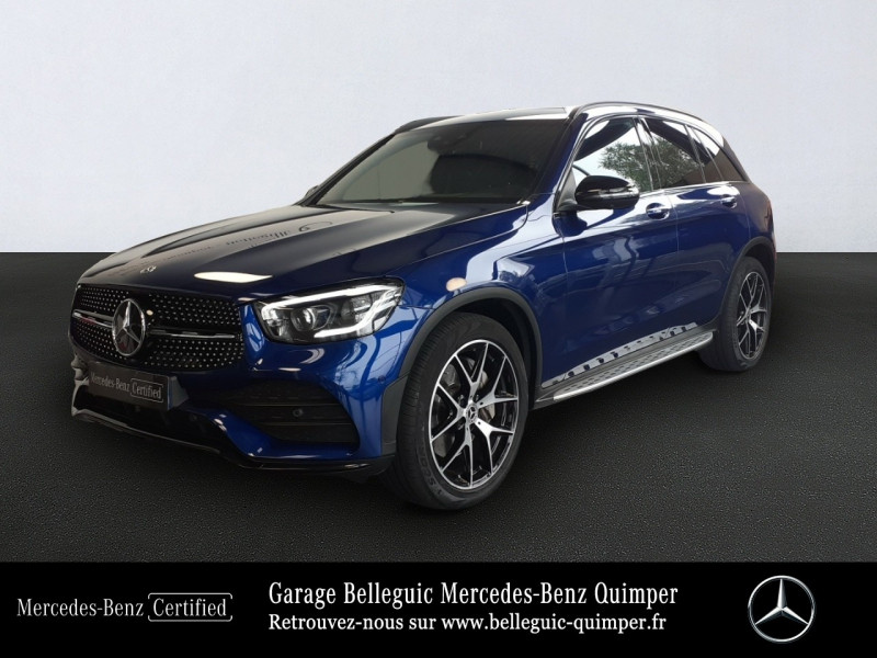 Mercedes-Benz GLC 300 d 245ch AMG Line 4Matic 9G-Tronic Diesel Bleu brillant Occasion à vendre