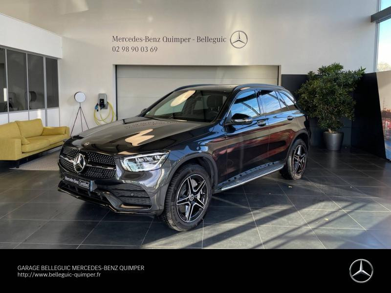 Mercedes-Benz GLC 300 de 194+122ch AMG Line 4Matic 9G-Tronic Hybride Gris graphite métallisé Occasion à vendre