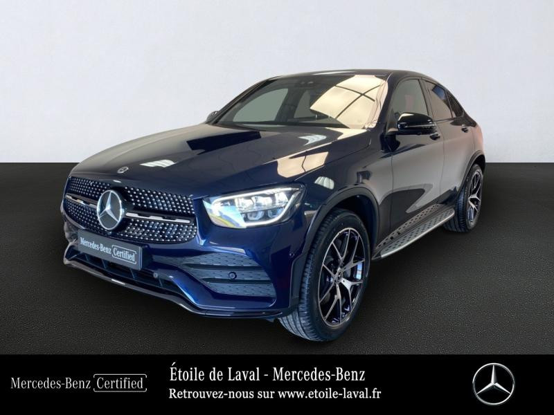 Mercedes-Benz GLC Coupé 300 de 194+122ch AMG Line 4Matic 9G-Tronic Hybride Bleu cavansite métallisé Occasion à vendre