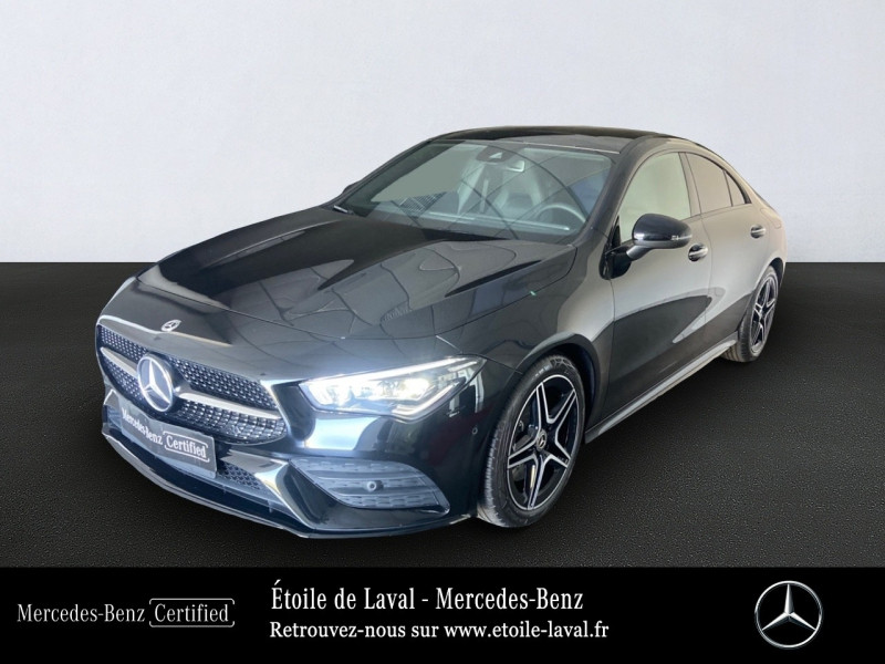 Mercedes-Benz CLA 200 163ch AMG Line 7G-DCT Essence/Micro-Hybride Noir cosmos métallisé Occasion à vendre