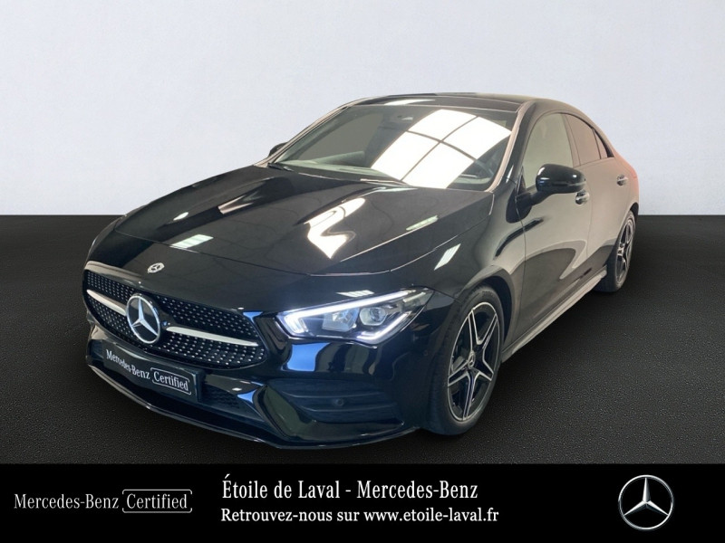 Mercedes-Benz CLA 200 d 150ch AMG Line 8G-DCT 8cv Diesel Noir cosmos métallisé Occasion à vendre
