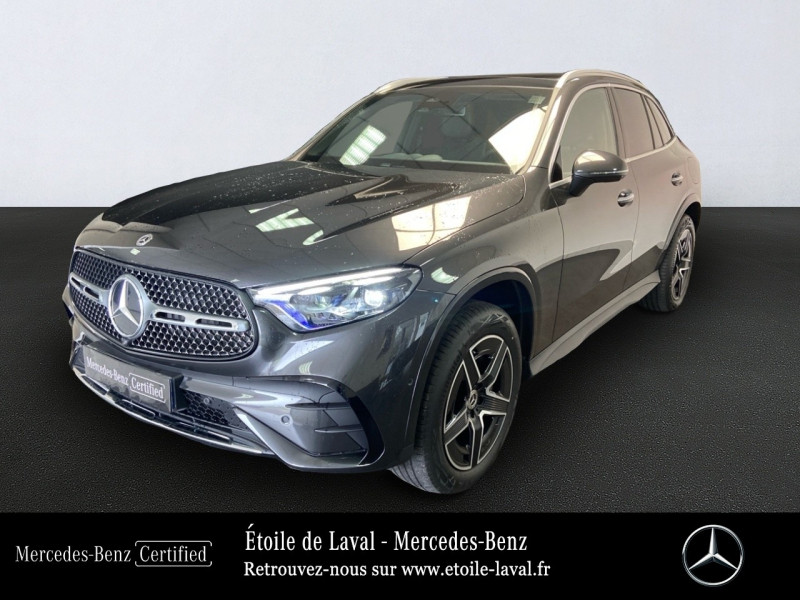Mercedes-Benz GLC 300 e 313ch AMG Line 4Matic 9G-Tronic Hybride Gris graphite métallisé Occasion à vendre