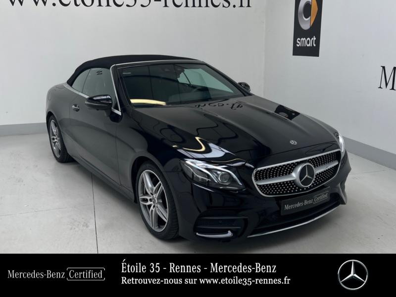 Mercedes-Benz Classe E Cabriolet 220 d 194ch AMG Line 9G-Tronic Diesel Noir obsidienne Occasion à vendre