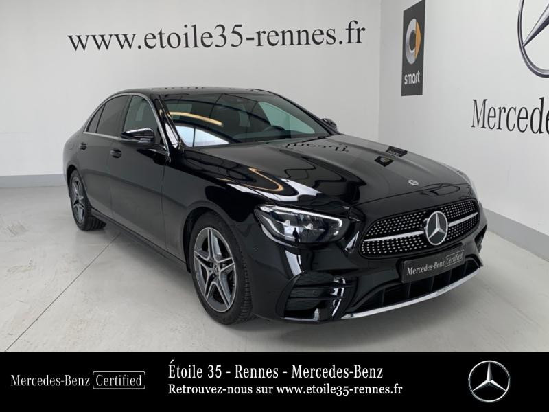 Mercedes-Benz Classe E 220 d 200+20ch AMG Line 9G-Tronic Diesel/Micro-Hybride Noir obsidienne Occasion à vendre