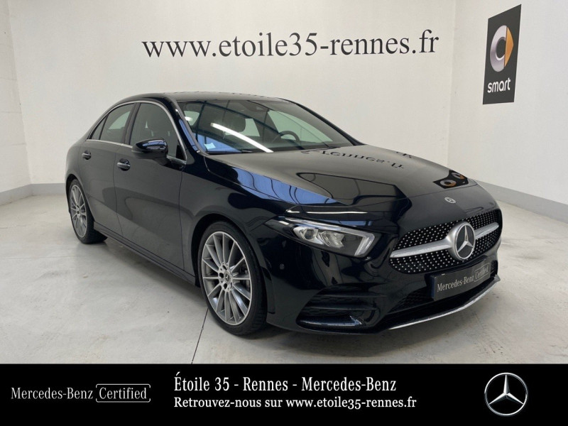 Mercedes-Benz Classe A Berline 200 d 150ch AMG Line 8G-DCT 8cv Diesel Noir cosmos métallisé Occasion à vendre