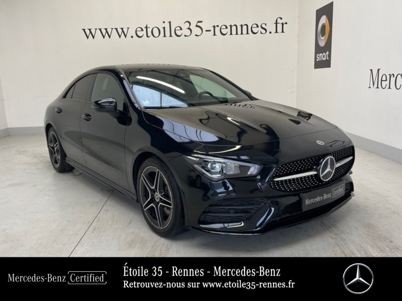 Mercedes-Benz CLA 200 163ch AMG Line 7G-DCT 9cv Essence Noir cosmos métallisé Occasion à vendre