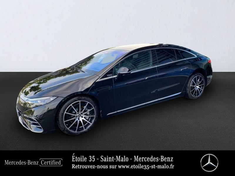 Mercedes-Benz EQS 450+ 333ch AMG Line Electrique Noir obsidienne métallisé Occasion à vendre