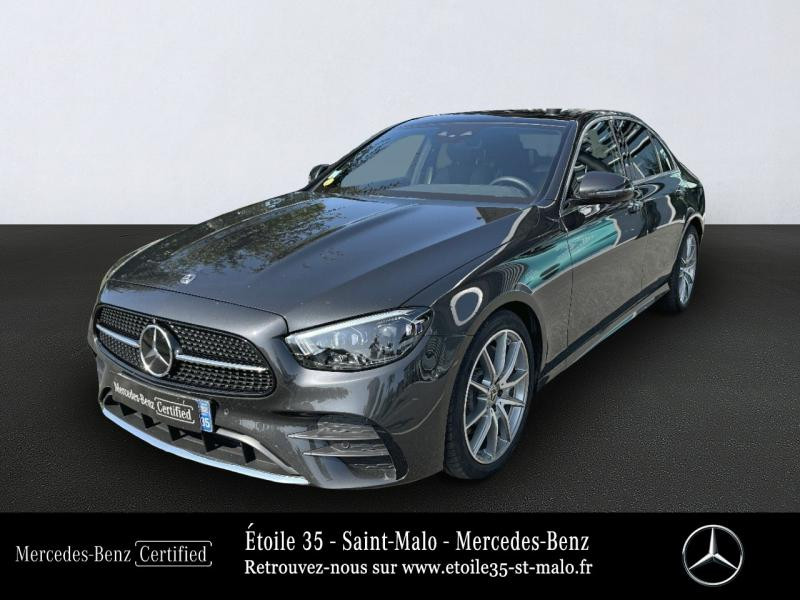 Mercedes-Benz Classe E 220 d 200+20ch AMG Line 9G-Tronic Diesel/Micro-Hybride Gris graphite métallisé Occasion à vendre