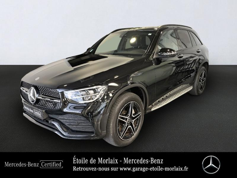 Mercedes-Benz GLC 300 e 211+122ch AMG Line 4Matic 9G-Tronic Euro6d-T-EVAP-ISC Hybride Noir obsidienne métallisé Occasion à vendre