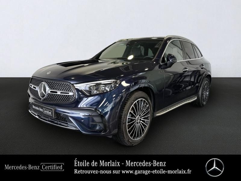Mercedes-Benz GLC 220 d 197ch AMG Line 4Matic 9G-Tronic Diesel/Micro-Hybride Bleu nautique métallisé Occasion à vendre