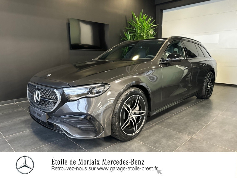 Mercedes-Benz Classe E Break 300 e 204+129ch AMG Line 9G-Tronic Hybride Gris graphite métallisé Occasion à vendre