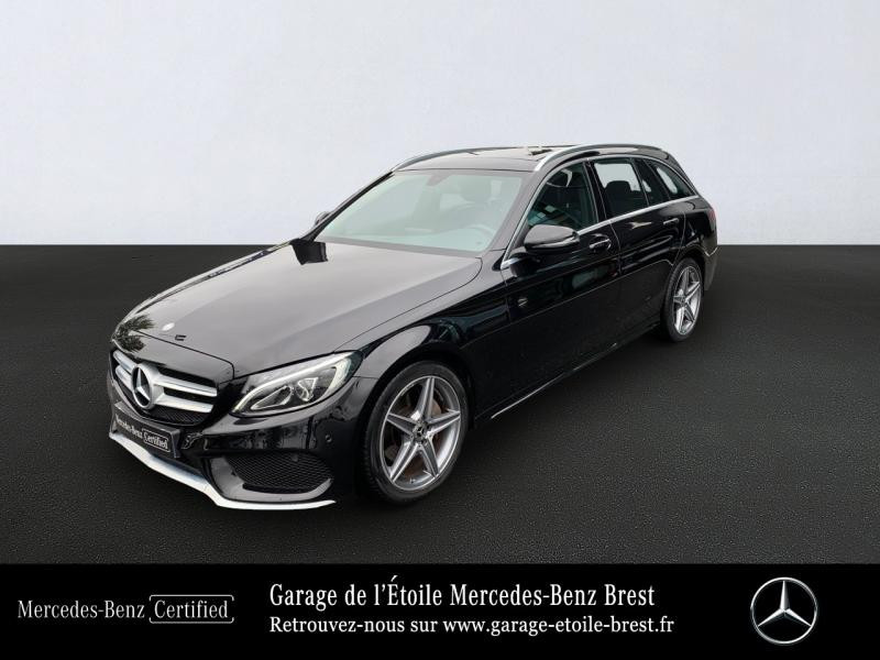 Mercedes-Benz Classe C Break 180 d Sportline 7G-Tronic Plus Diesel Noir obsidienne métallisée Occasion à vendre