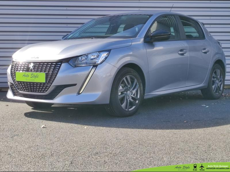 Peugeot 208 1.2 PureTech 100ch S&S Active Pack EAT8 Essence Gris Artense Occasion à vendre