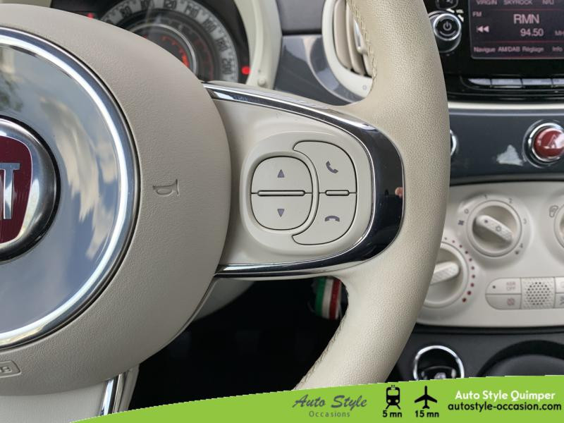 Photo 15 de l'offre de FIAT 500 1.0 70ch BSG S&S Pop à 13490€ chez Auto Concept - Opel Quimper