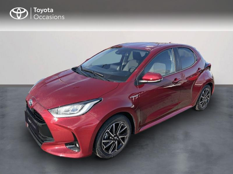 Toyota Yaris 116h Design 5p Hybride : Essence/Electrique Rouge Allure Occasion à vendre