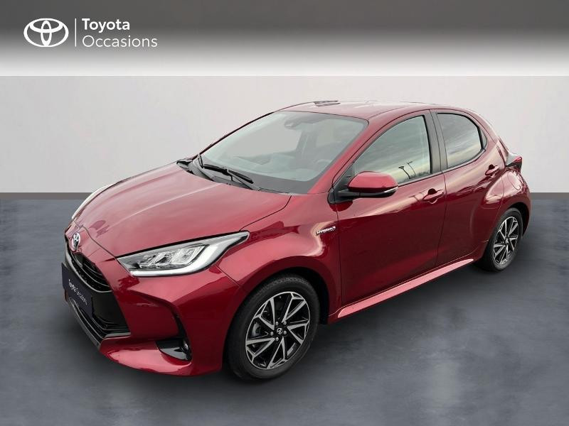Toyota Yaris 116h Design 5p Hybride Rouge Allure Occasion à vendre